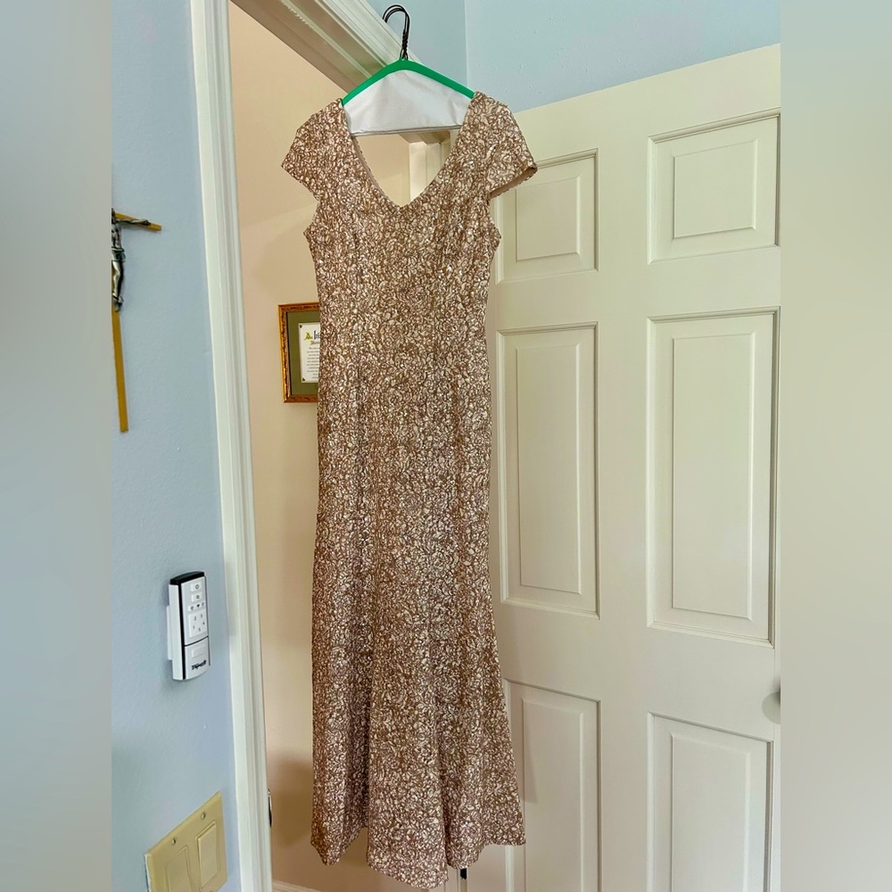 Champagne Sequin Gown